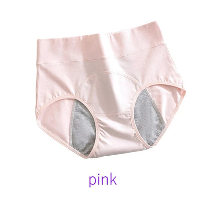 Leak-Proof Period Underwear – High Waist Cotton Briefs