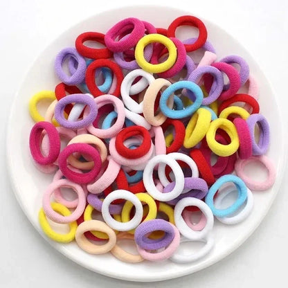 Nylon Mini Elastic Hair Ties, Assorted Packs
