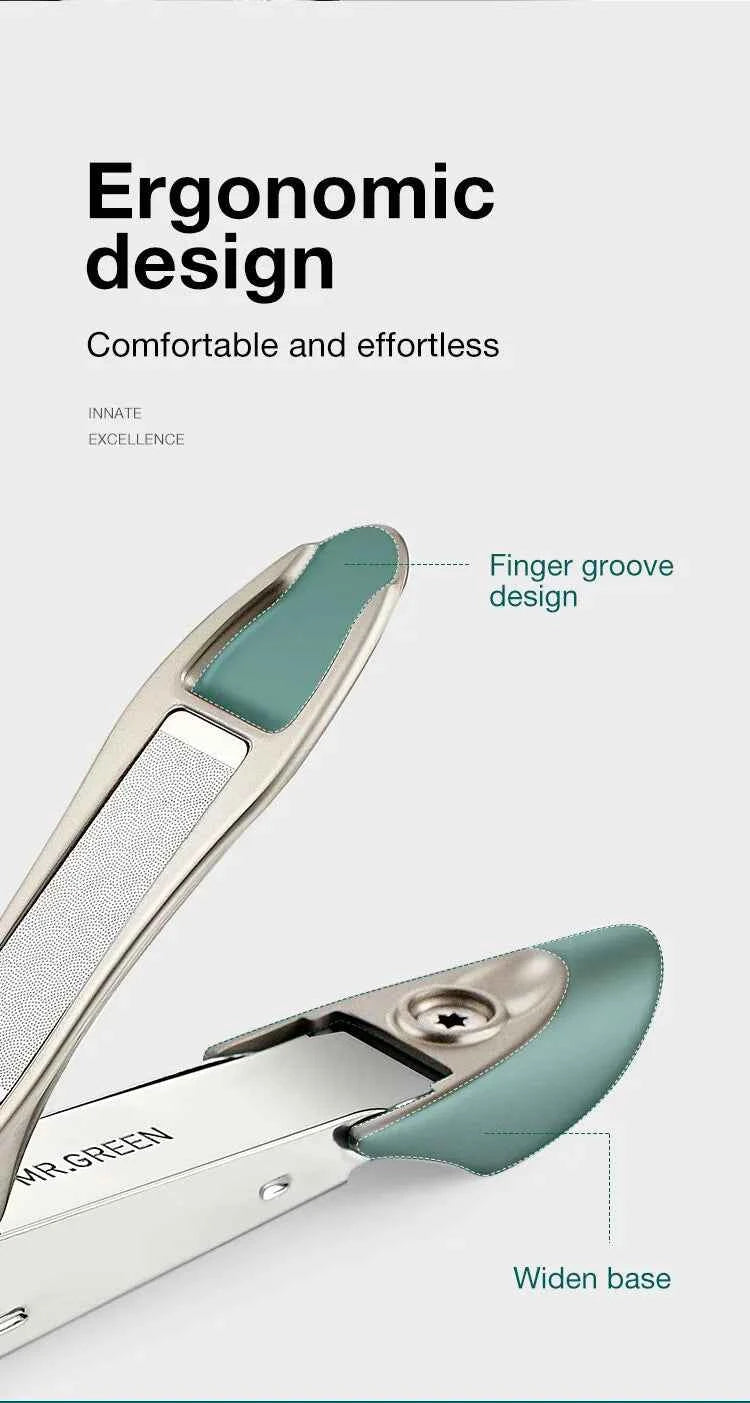 MR.GREEN Nail Clipper - Precision Stainless Steel Anti-Splash Fingernail Trimmer for Effortless Grooming - Flexivo