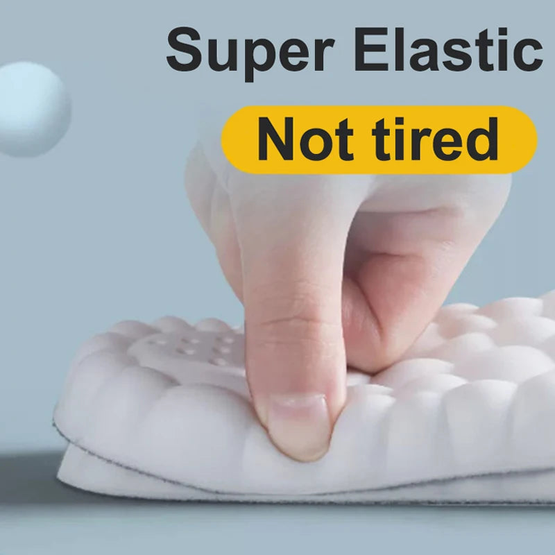 Latex Sport Insoles with Arch Support, Breathable & Deodorizing