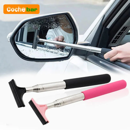 Telescopic Car Mirror Cleaning Wiper