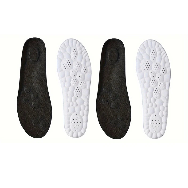 Latex Sport Insoles with Arch Support, Breathable & Deodorizing