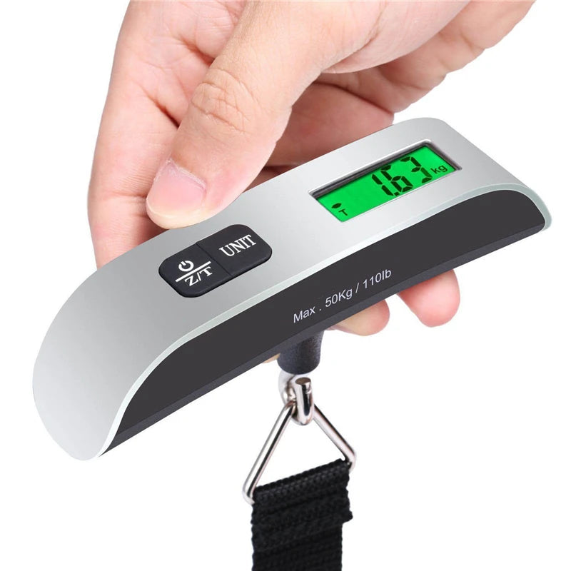 Digital Luggage Scale, 110 lb Capacity with LCD Display