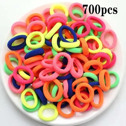 Nylon Mini Elastic Hair Ties, Assorted Packs