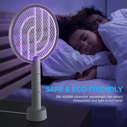Rechargeable Electric Insect Swatter with Charging Dock