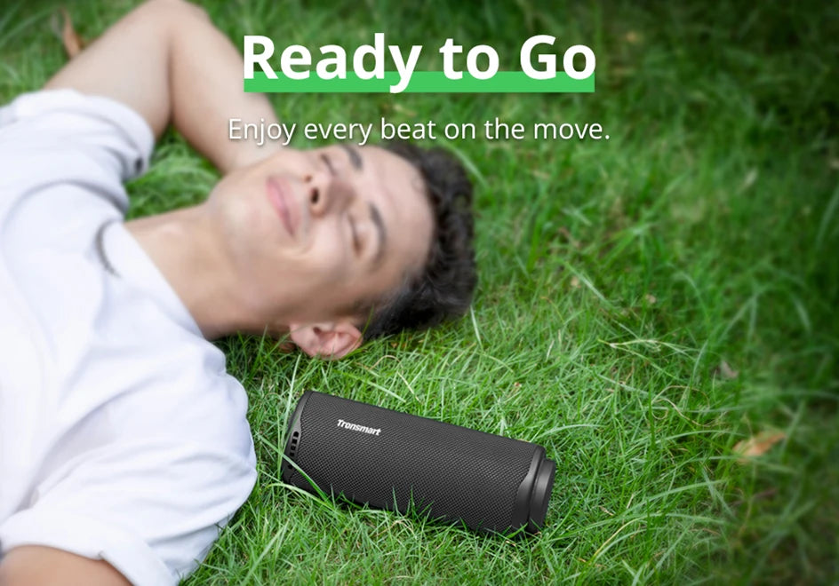 Tronsmart T8 40W Portable Bluetooth Speaker - Waterproof IPX7, Deep Bass SoundPulse, App Control for Outdoor & Camping