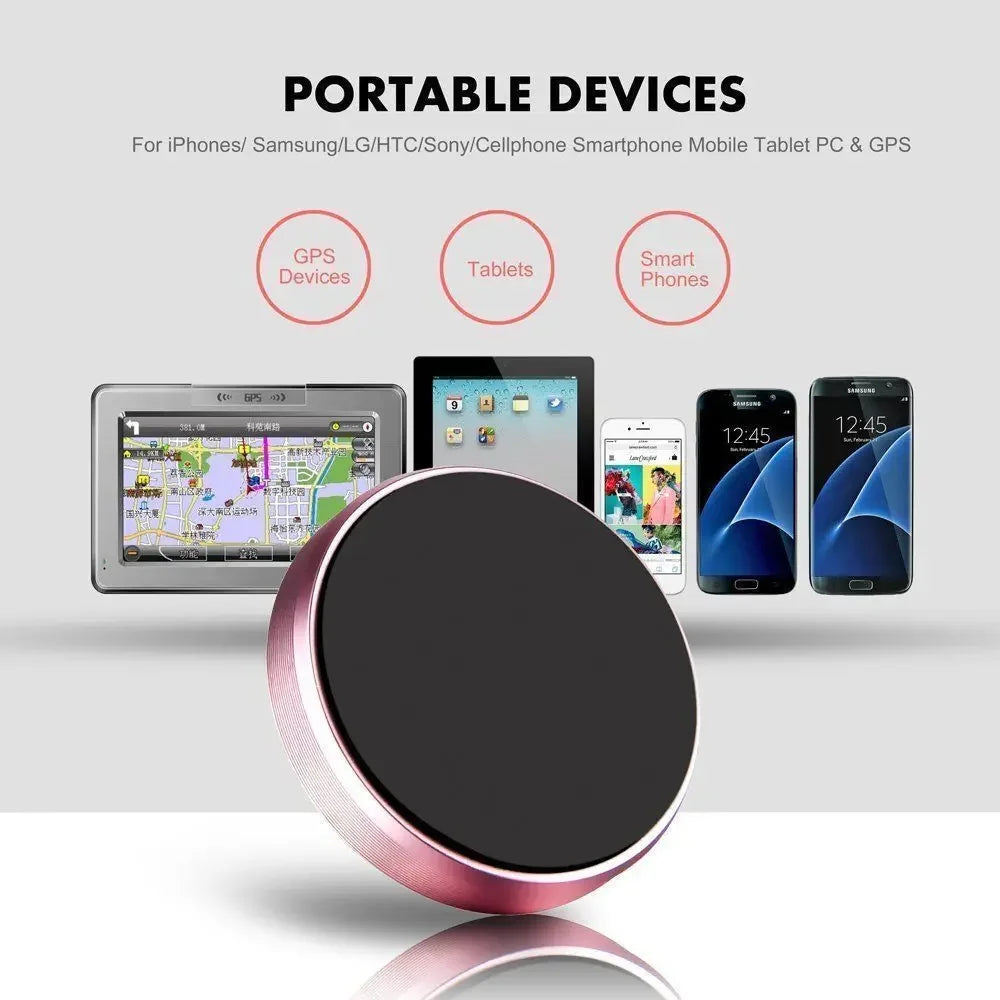 Fixed and Rotating Magnetic Car Phone Holder Sets
