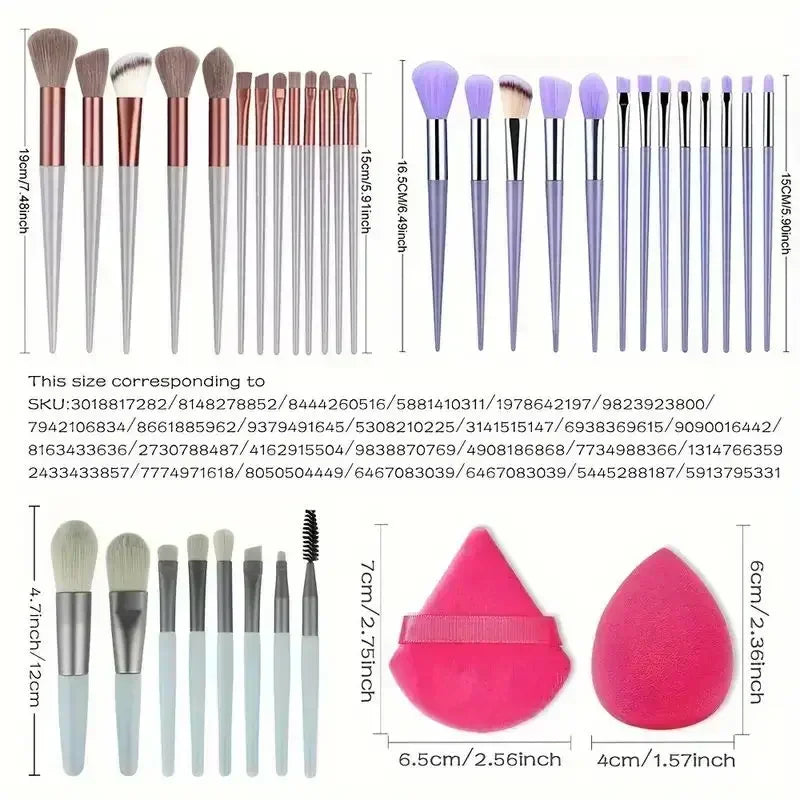 13-Piece Makeup Brush Set