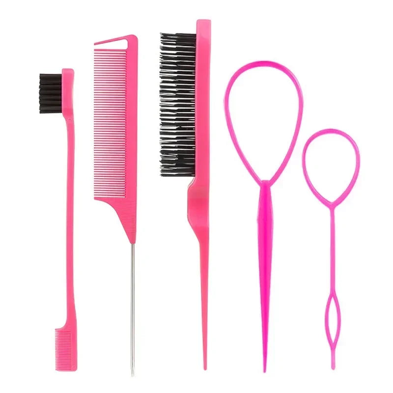 Professional Hair Styling Comb Set for Teasing, Braiding, and Expert Styling - Flexivo