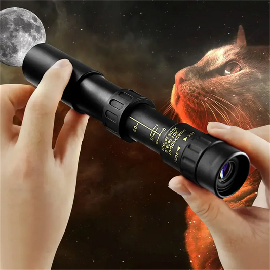HD Monocular Telescope 10-300x Zoom — Portable for Hunting & Outdoor