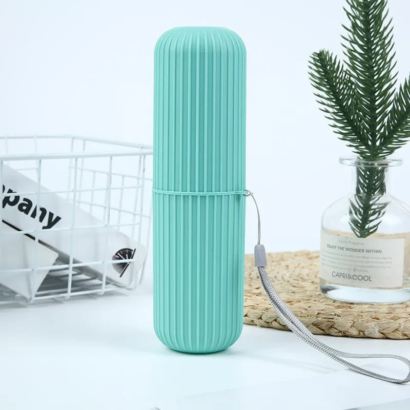 Portable Travel Toothbrush & Toothpaste Storage Case