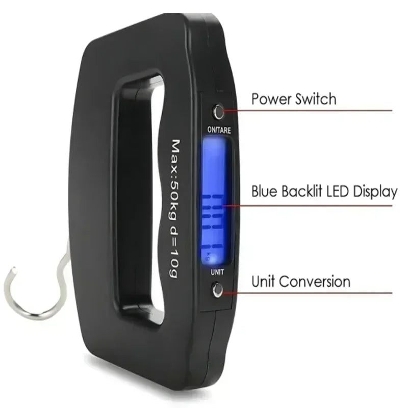 Digital Luggage Scale - 110lb Portable Travel Weight Scale with Backlight Display