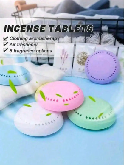 Jasmine Scented Air Freshener Sheets – 10-Pack with Holders
