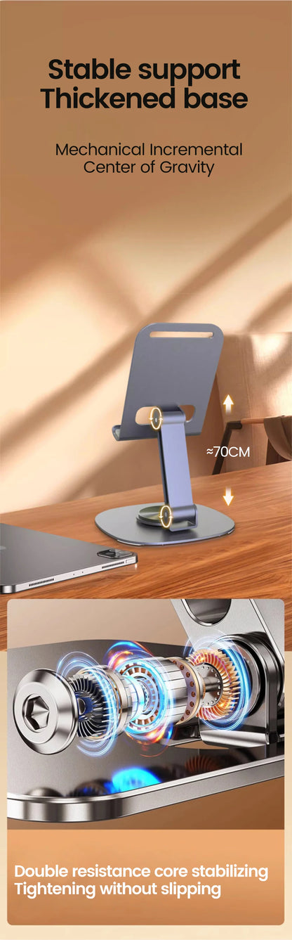 Rotating Aluminum Desktop Phone Stand