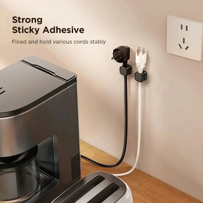 Magnetic Cable Clips — Adhesive Cord Organizer for Desk, Home & Office