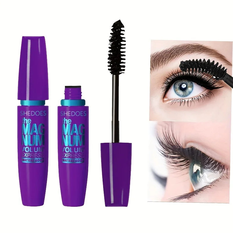Mascara with Curved Brush Wand