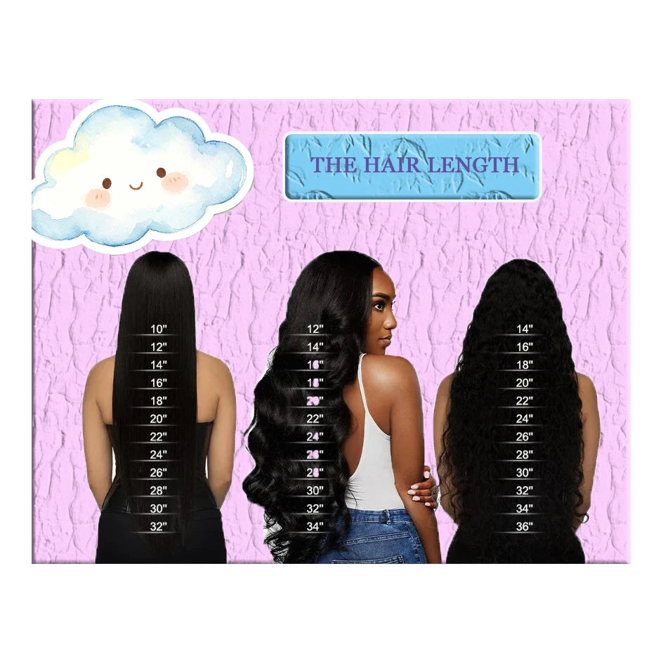 Brazilian Body Wave Human Hair Wig – HD Lace Front, 180% & 200% Density, 16–38 Inch