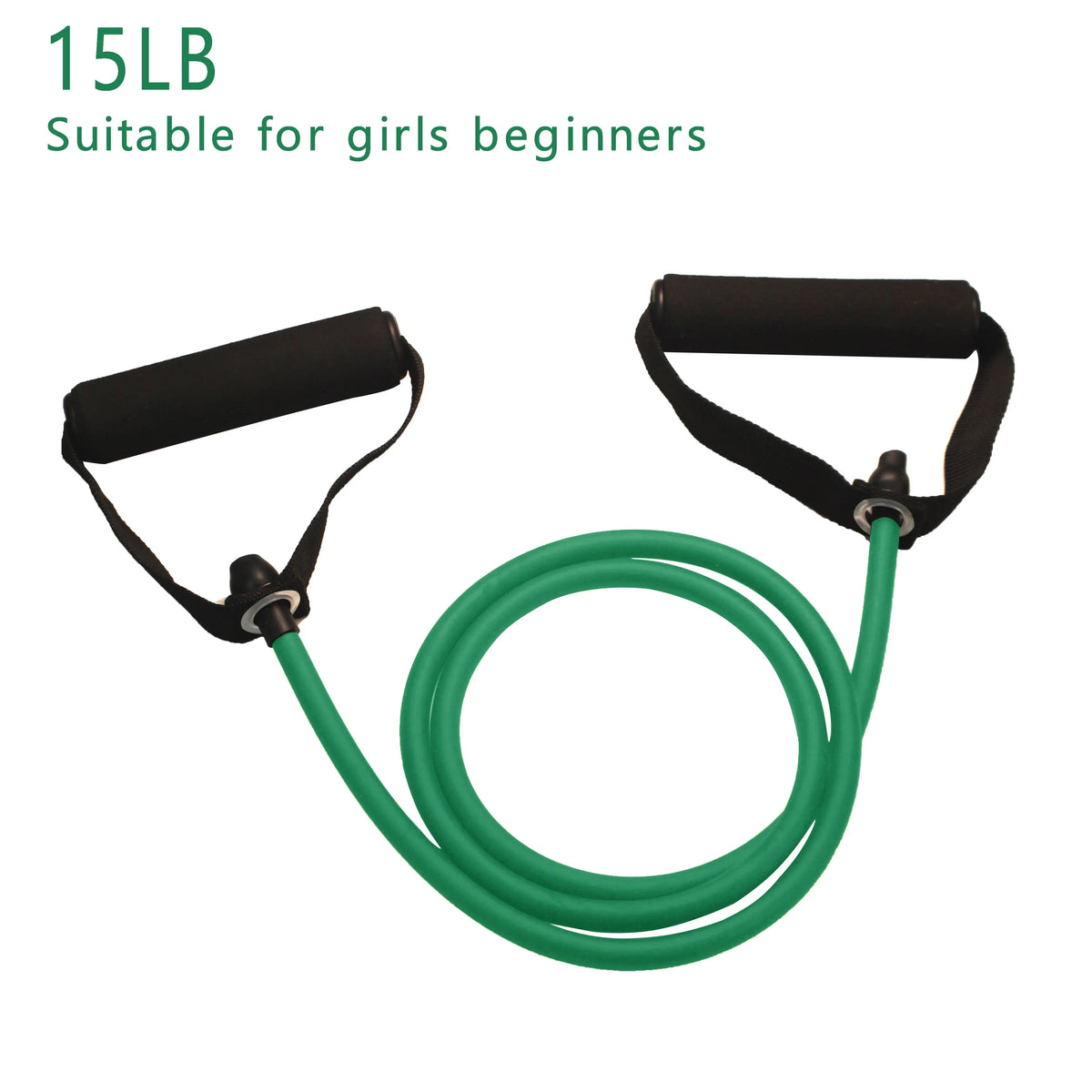 Resistance Bands with Handles, 10–30 lbs