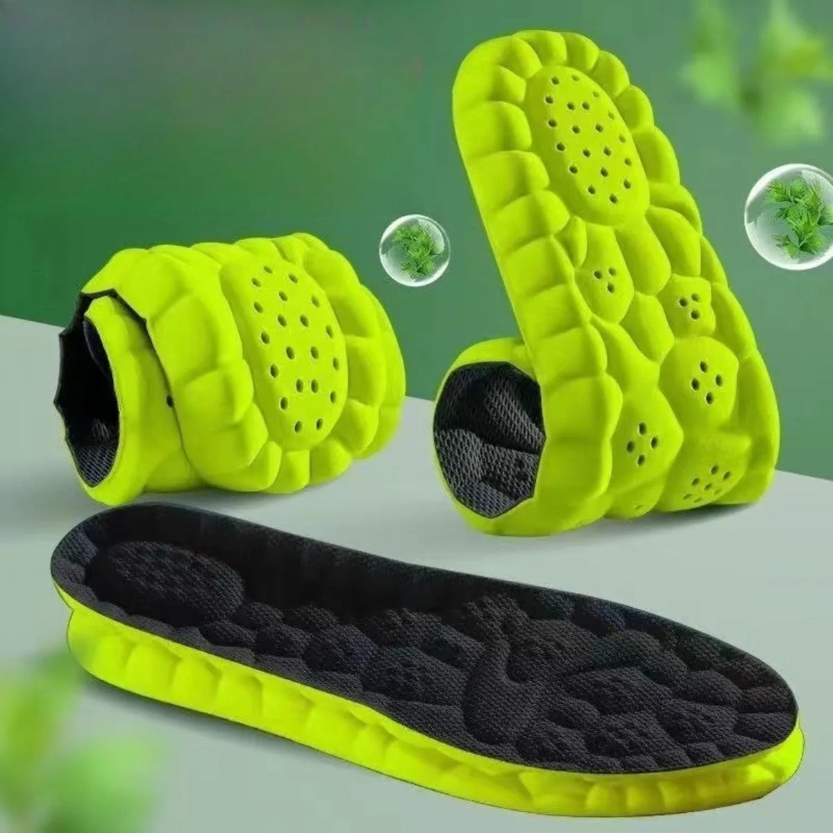 Cushioned Sports Shoe Insoles - 1 Pair