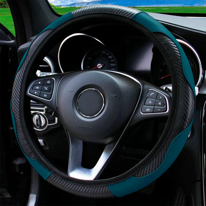 PU Steering Wheel Cover for 14.5–15 in Wheels
