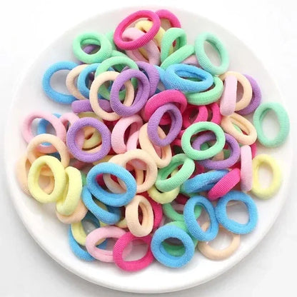Nylon Mini Elastic Hair Ties, Assorted Packs