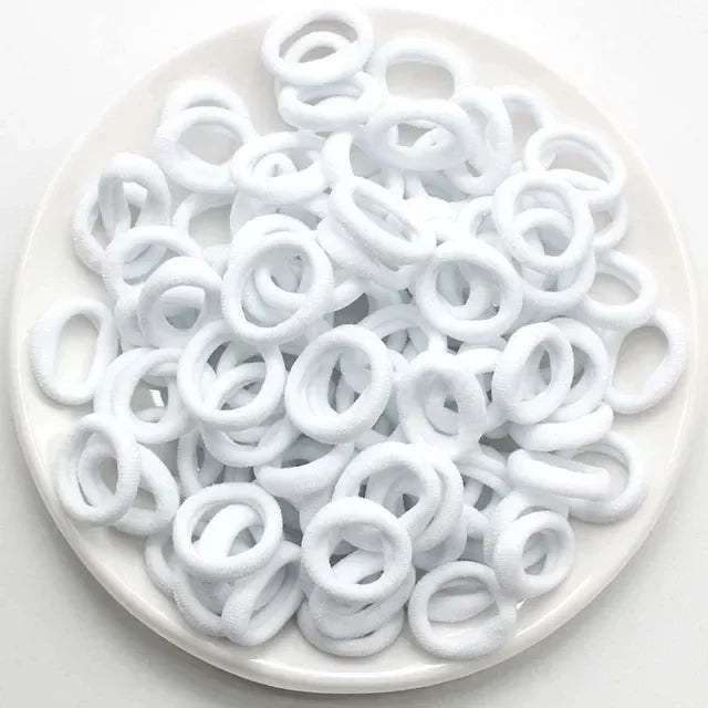 Nylon Mini Elastic Hair Ties, Assorted Packs
