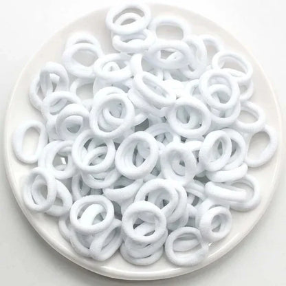 Nylon Mini Elastic Hair Ties, Assorted Packs
