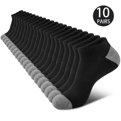 Unisex Comfort-Fit Ankle Socks (5–50 Pairs) — Breathable & Lightweight