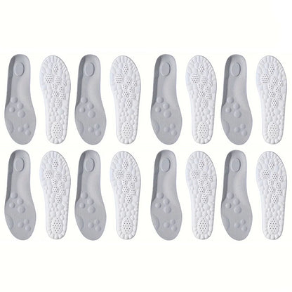 Latex Sport Insoles with Arch Support, Breathable & Deodorizing