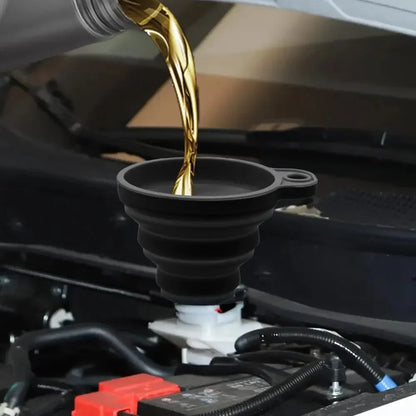 Collapsible Silicone Automotive Funnel