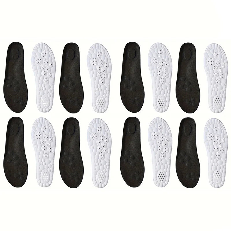 Latex Sport Insoles with Arch Support, Breathable & Deodorizing