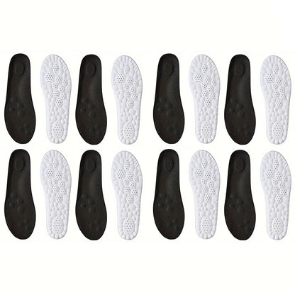 Latex Sport Insoles with Arch Support, Breathable & Deodorizing