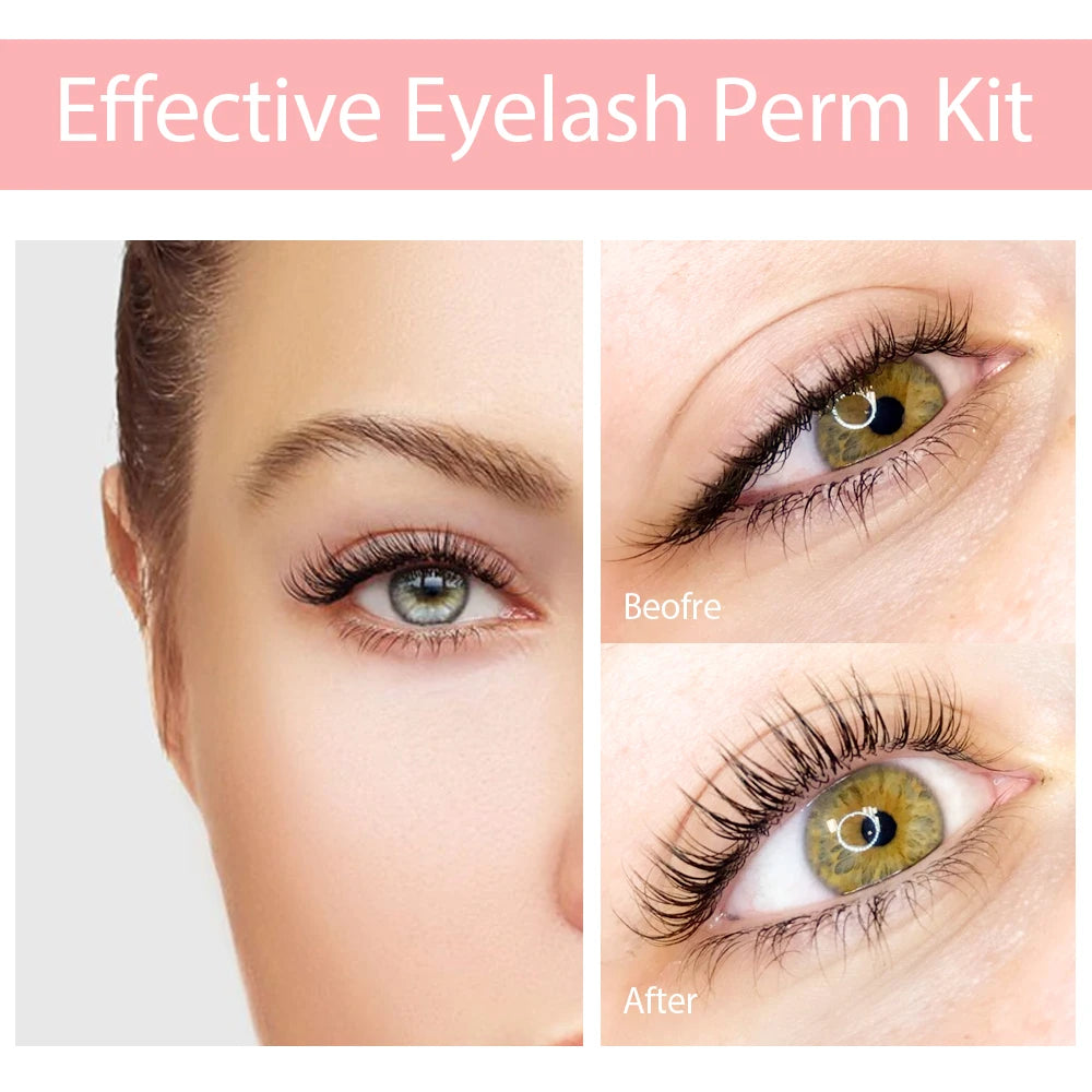 ICONSIGN Upgrade Version Lash Lift Kit Lifting Eyelashes Lasting 6-8 Weeks Calia Perm Eyelash Enhancer Makeup Tools