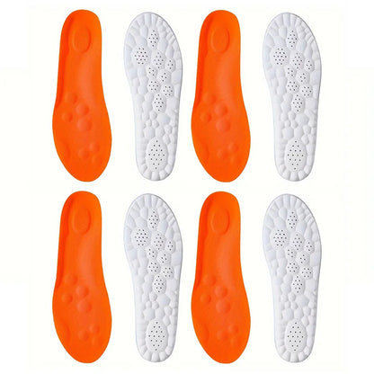 Latex Sport Insoles with Arch Support, Breathable & Deodorizing