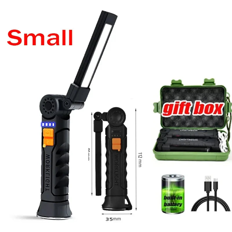 USB Rechargeable Magnetic LED Work Light