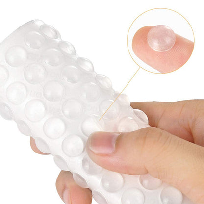 Self-Adhesive Silicone Cabinet Bumpers, 100 Pack