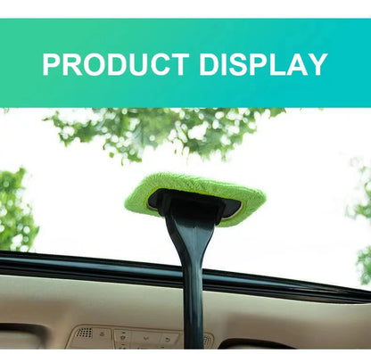 Car Window Cleaning Brush with Long Handle — Interior Windshield Wiper