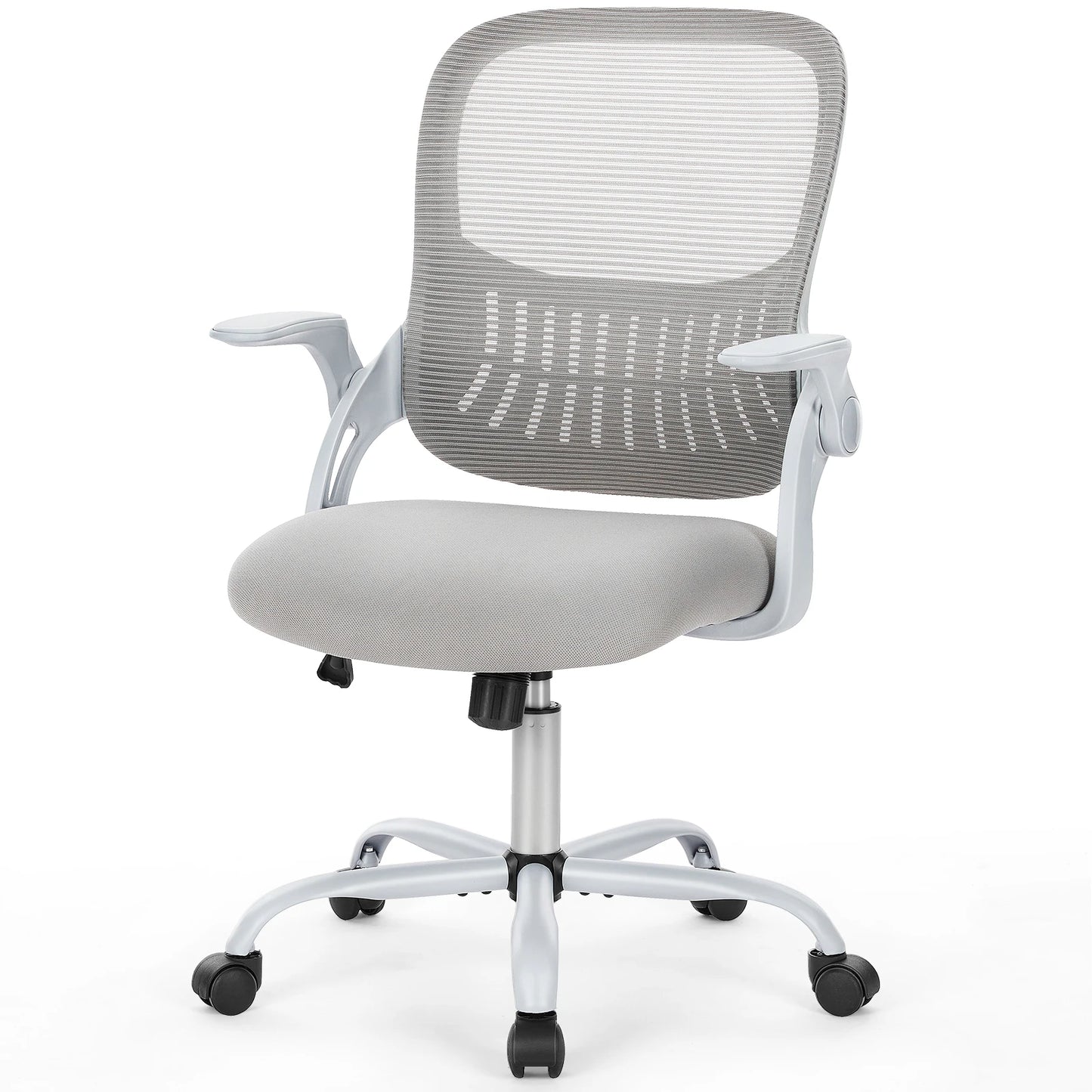 Ergonomic Mesh Office Chair, No Headrest, Adjustable Height & Armrests