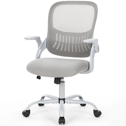 Ergonomic Mesh Office Chair, No Headrest, Adjustable Height & Armrests