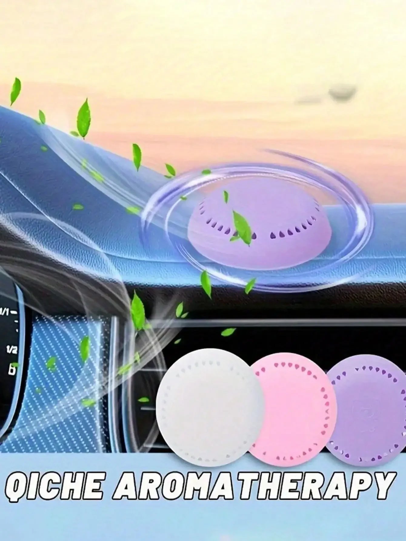 Jasmine Scented Air Freshener Sheets – 10-Pack with Holders