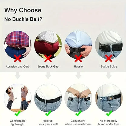 Invisible Elastic Stretch Belt for Jeans & Pants
