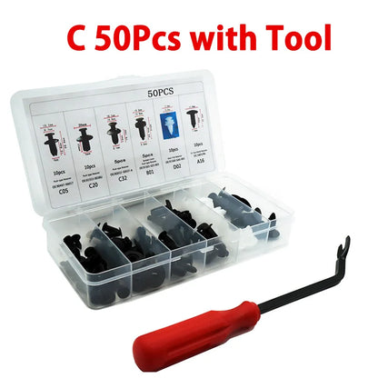 Car Trim Retainer Clips, 50 or 100 Pieces