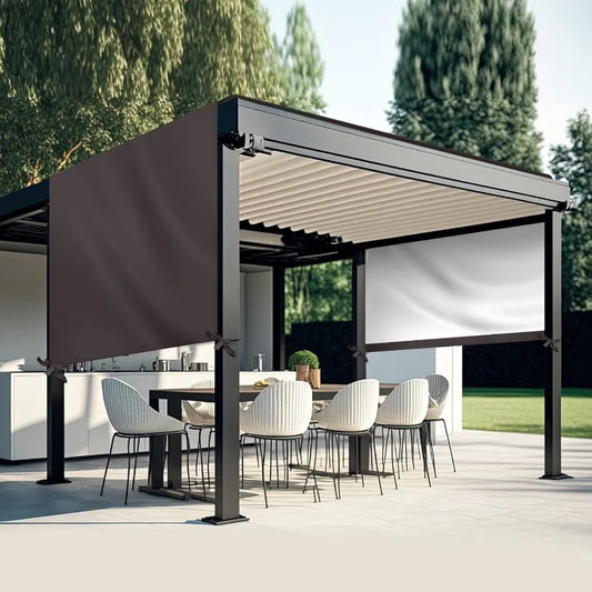 Pergola Replacement Canopy — Waterproof Oxford Shade Cover, 16x8 Ft