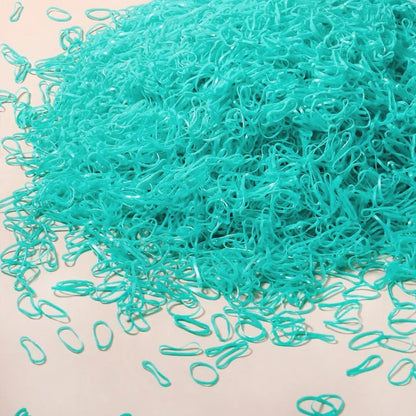 Mini Rubber Hair Ties, 500–2,000 Pack
