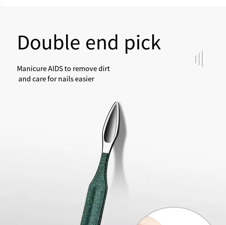 Stainless Steel Nail Clipper Set - 6-Piece Manicure & Pedicure Kit