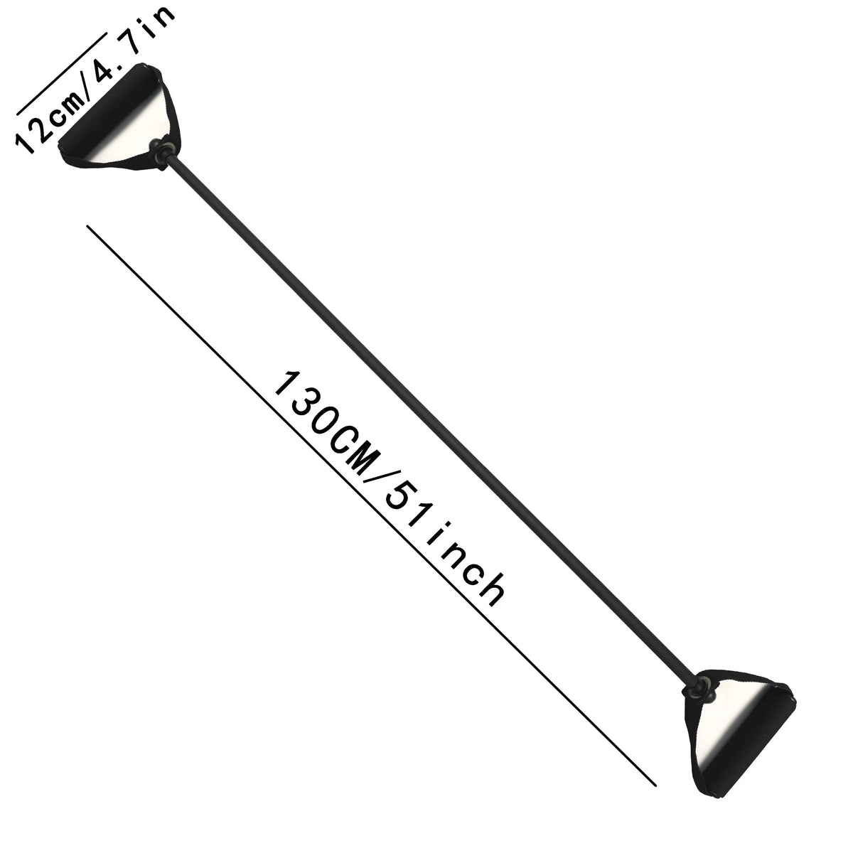 Resistance Bands with Handles, 10–30 lbs