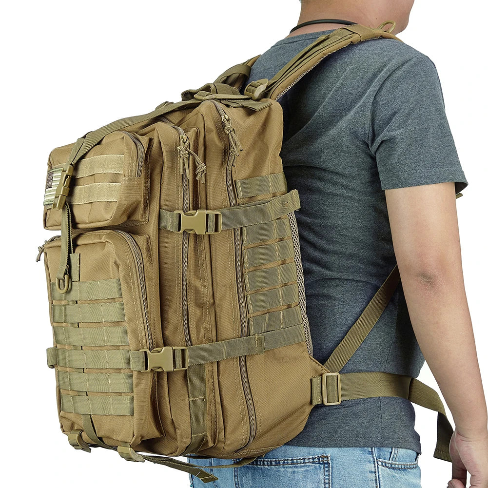 45L Tactical Backpack – Molle Hiking & Camping Pack