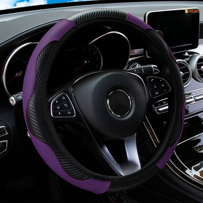 PU Steering Wheel Cover for 14.5–15 in Wheels