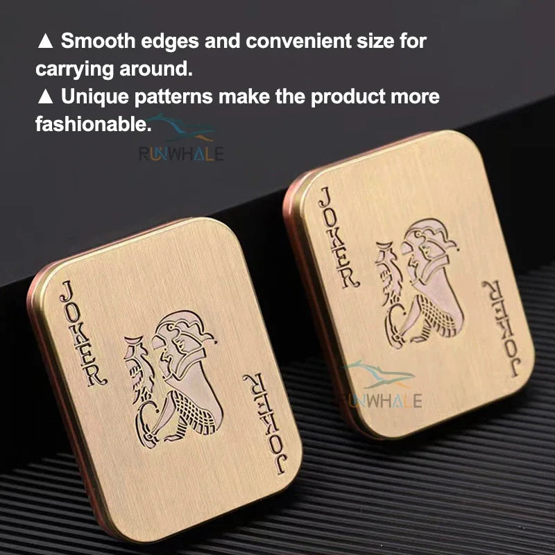 EDC Magnetic Push Slider Fidget Toy — Metal Alloy Stress Reliever