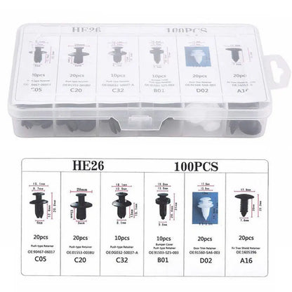 Car Trim Retainer Clips, 50 or 100 Pieces